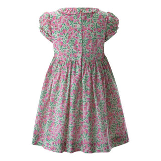 Rachel Riley - Kids Leafy Floral Smocked Dress