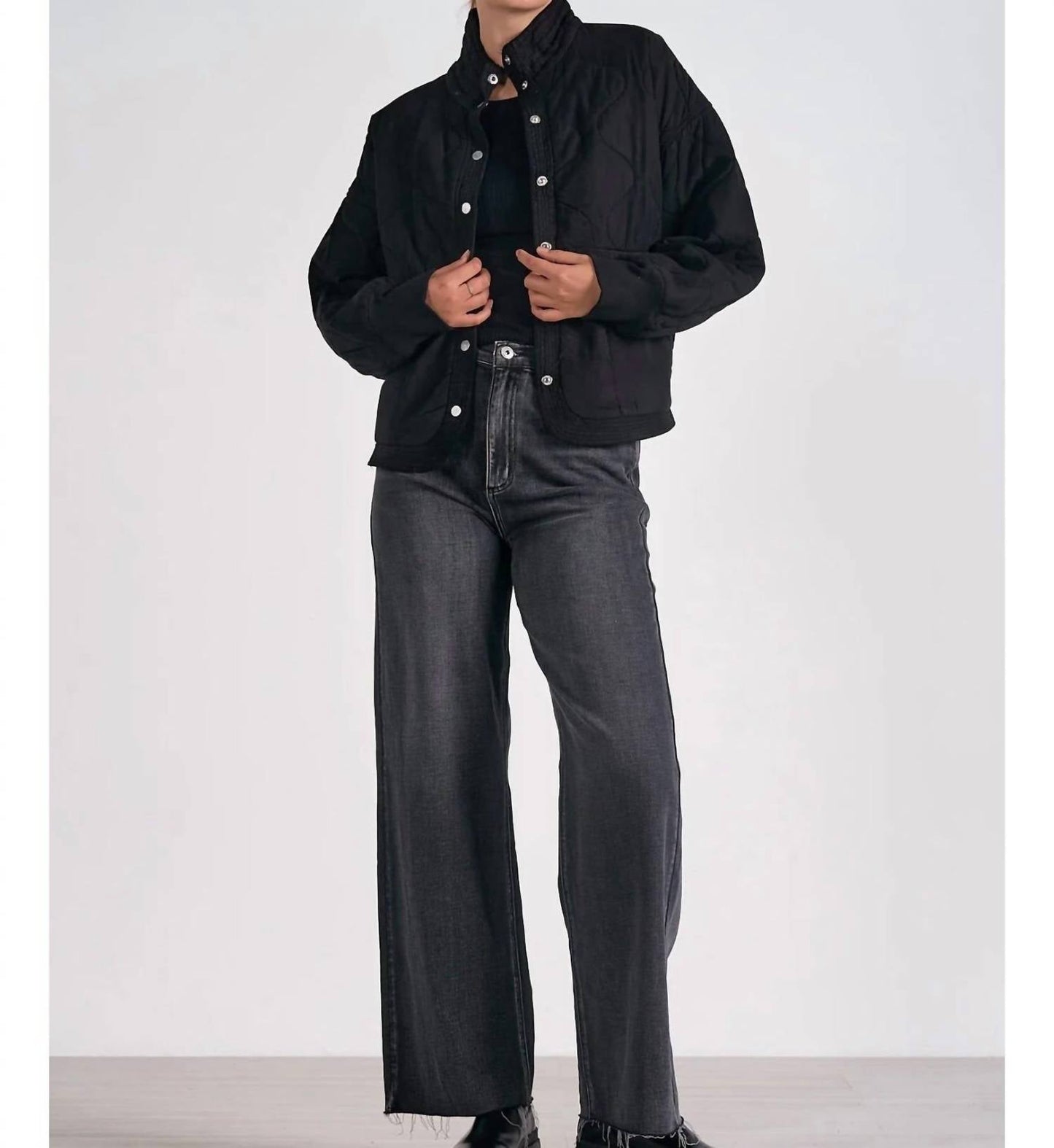 Elan - Quilted Bomber Jacket