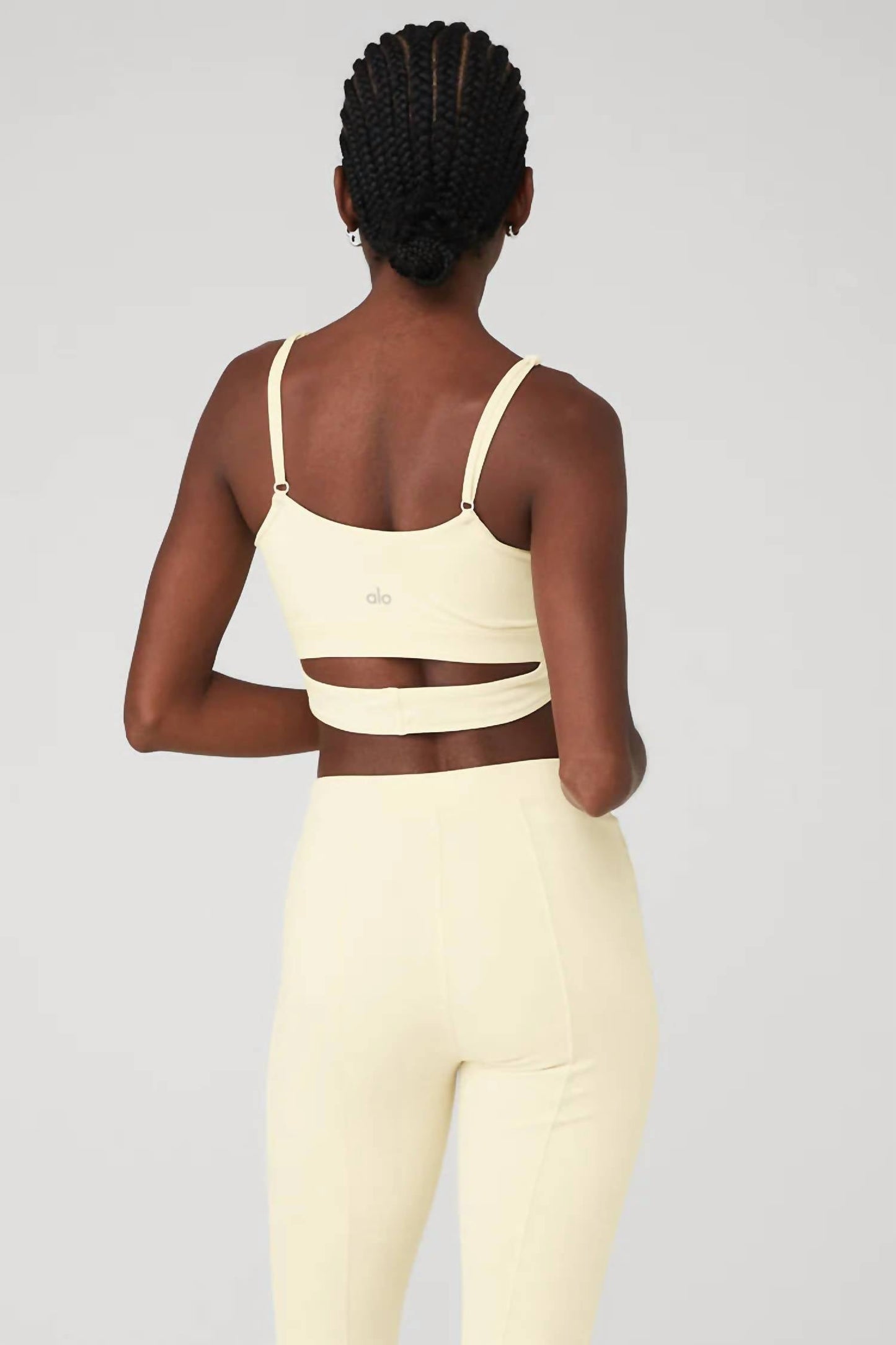 Alo Yoga - Airbrush Enso Tank Top Sports Bra
