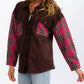 Entro - Plaid Detail Shacket
