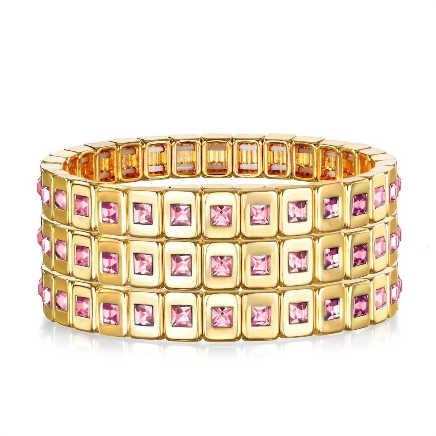 Amelia Rose - Sparkle Tile Individual Bracelet
