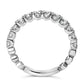 14K White Gold 1.00 Cttw Round Diamond Prong Set Wedding Band