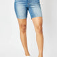 Judy Blue - High Waist Tummy Control Double Button Bermuda Shorts