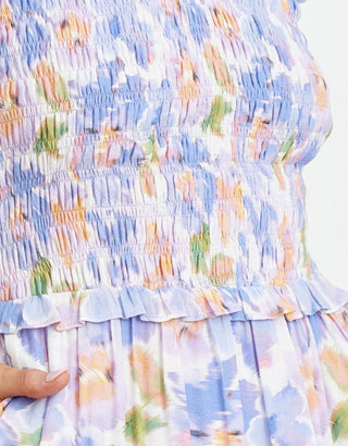 Greylin - Sally Floral Smocked Dress