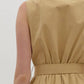 Entro - Belted Pleated Skirt & Pockets Dress