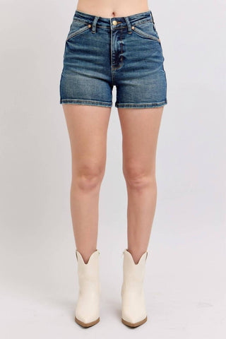 Judy Blue - High Waist Shield Back Pocket Denim Short