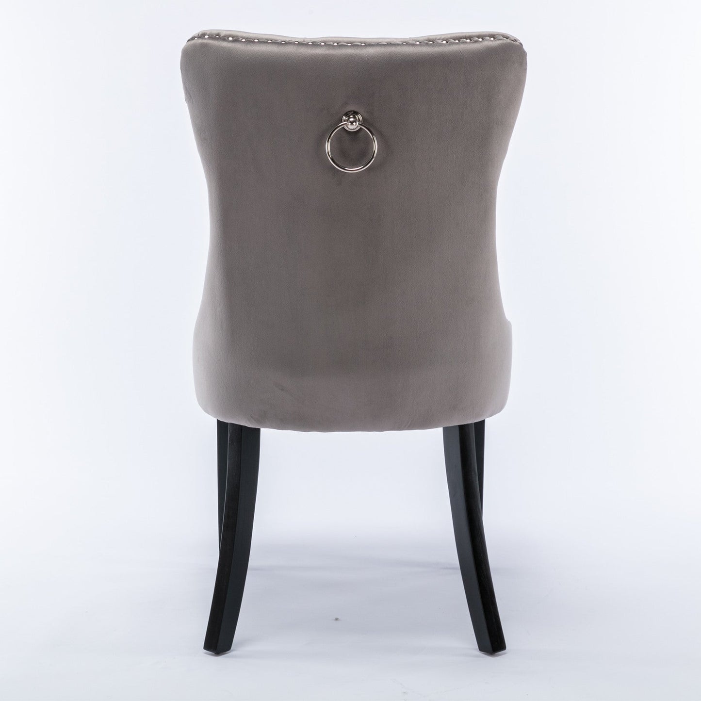 Nikki Collection Modern Velvet Upholstered Dining Chair Set