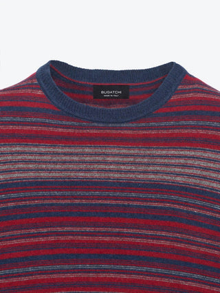 Bugatchi Uomo - Long Sleeve Striped Sweater