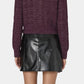 French Connection - Lurex Tweed Knit Cardigan
