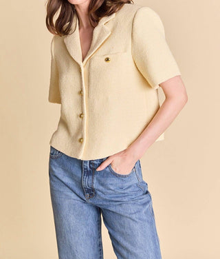 English Factory - Short Sleeve Tweed Shirt