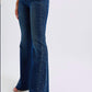 Judy Blue - Women's Rhinestone Side Panel Flare Jeans