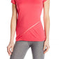 Craft Sportswear Women's Breakaway V Neck Short Sleeve Shirt Pink Size X-Small