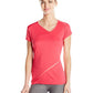 Craft Sportswear Women's Breakaway V Neck Short Sleeve Shirt Pink Size Small