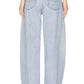 Aligrace - Barrel Customs Undone Hem Jeans