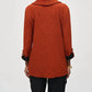 Joseph Ribkoff - Oversized Marled Cowl Sweater