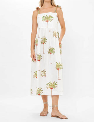 Oliphant - Tie Strap Pocket Midi Dress
