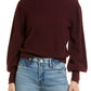 FRAME Smock Cuff Cashmere Sweater Cabernet Medium