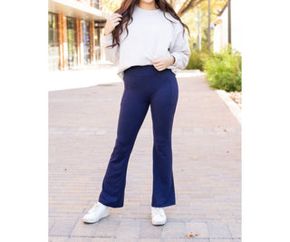 Julia Rose - Mila Bootcut Leggings with Pockets