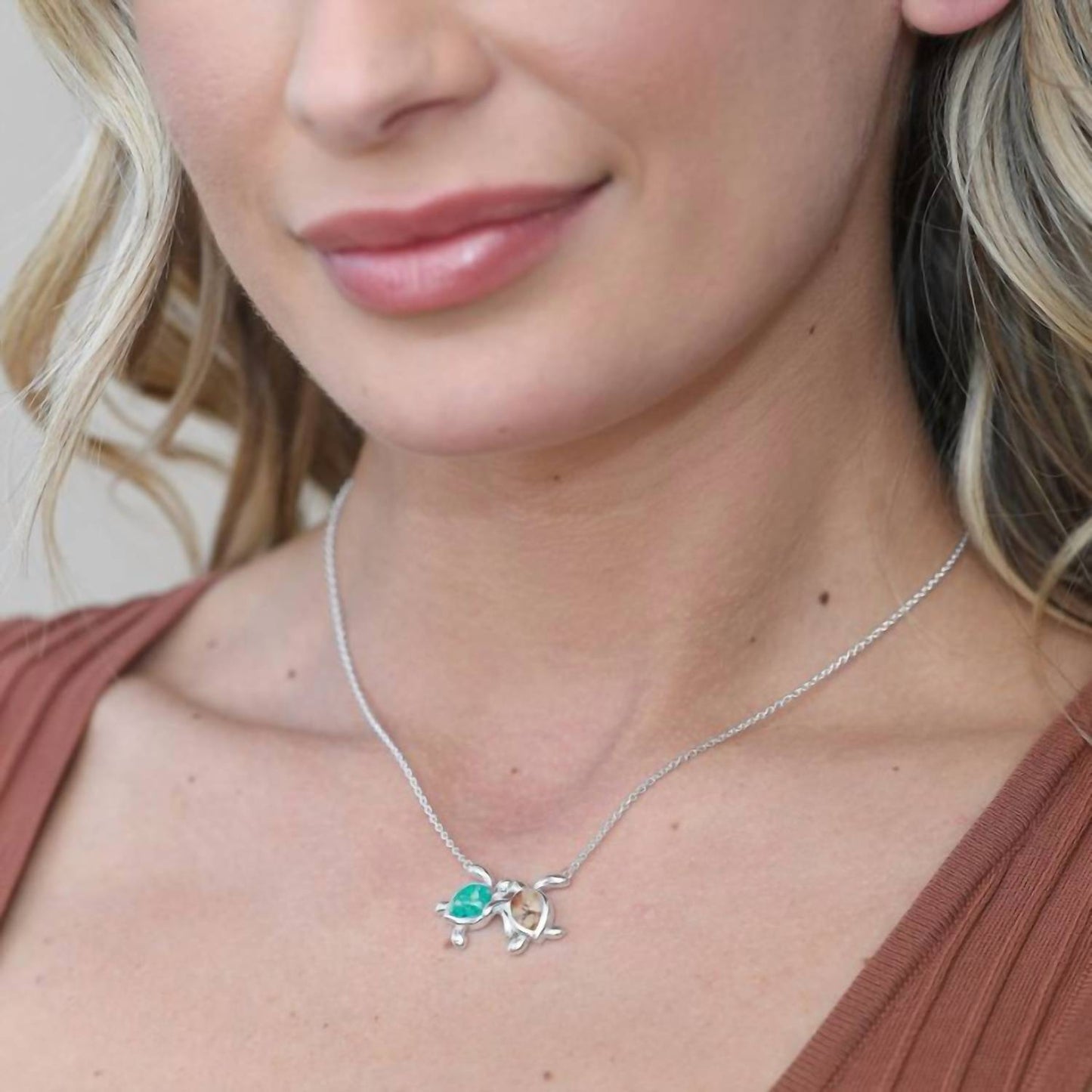 Dune Jewelry - Best Friends Turtle Necklace