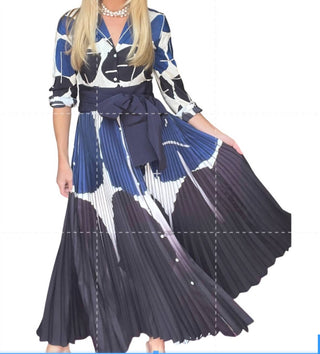 Sara Roka - Terma Geodots Long Dress