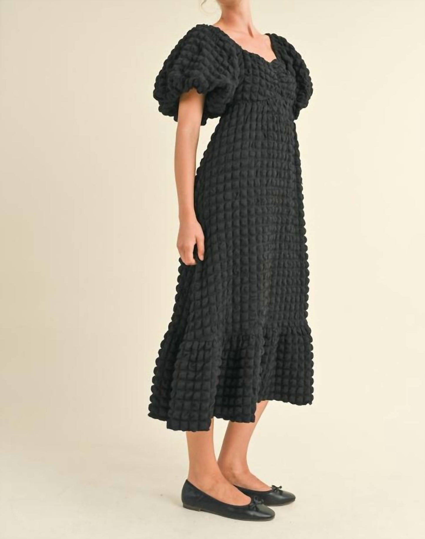 &Merci - Felicia Textured Bubble Dress
