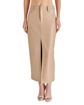 Steve Madden - Avani Faux Leather Maxi Skirt