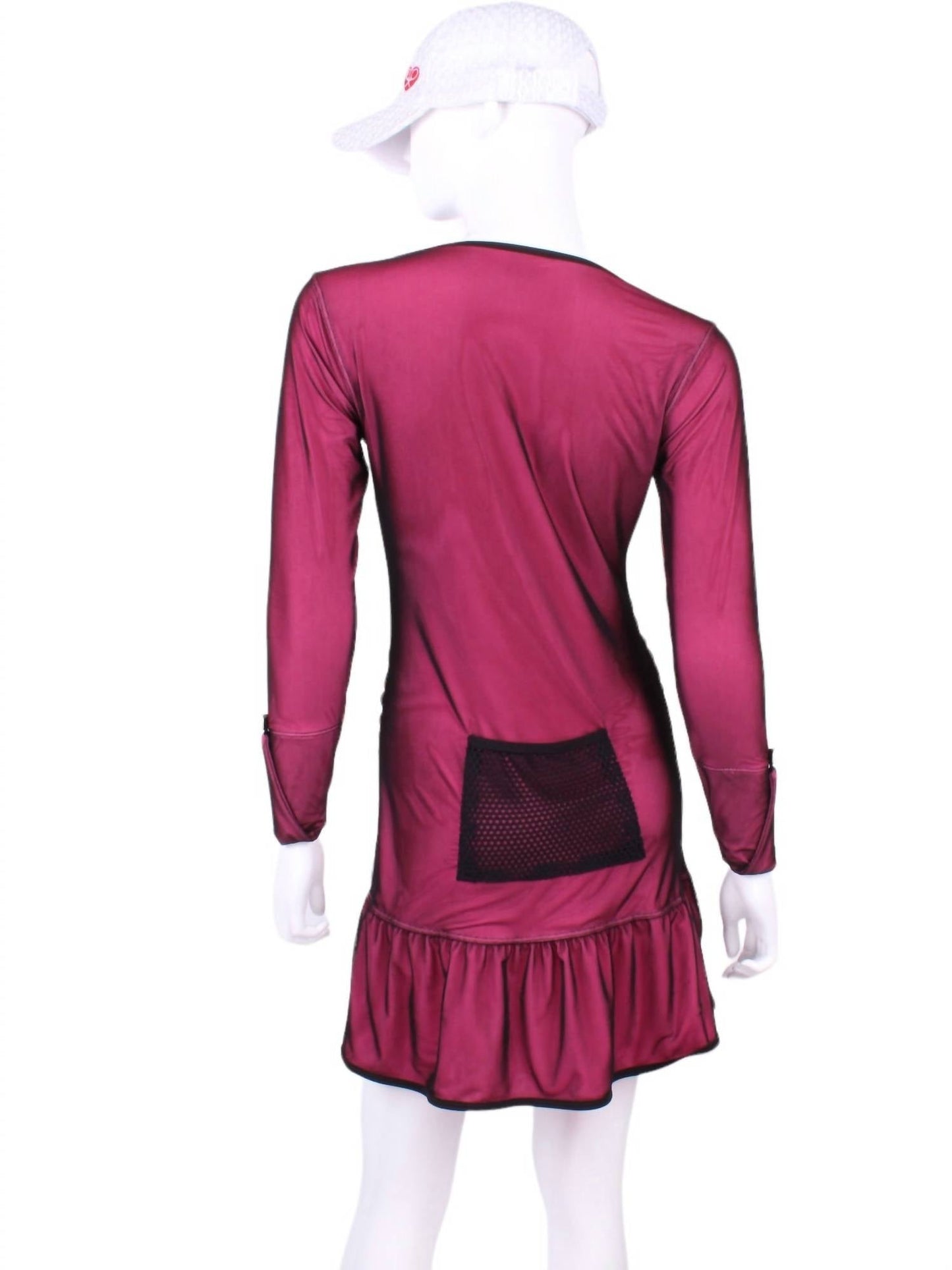 Love Love Tennis - Long Sleeve Vee Monroe Dress