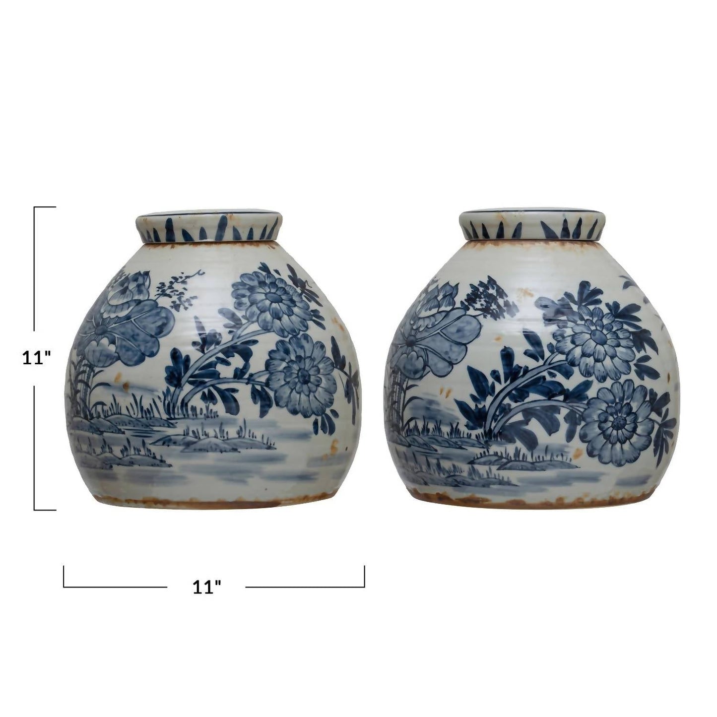 Creative Co-Op - Stoneware Ginger Jar