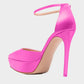 Gianvito Rossi - Women's Ankle Strap Satin Platform