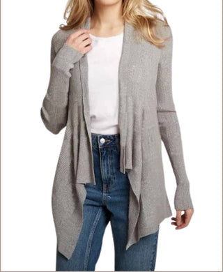 Autumn Cashmere - Cotton Rib Drape Cardigan