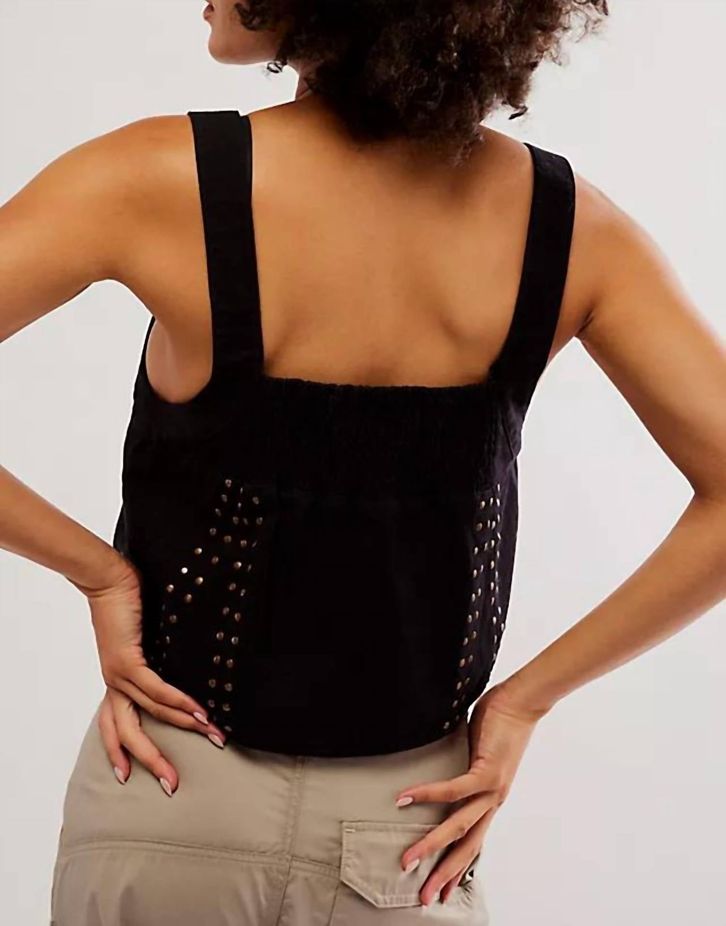 Free People - Rikki Studded Crop Tank