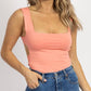 Win Win Apparel - OPEN-BACK STRAP DETAIL BODYSUIT