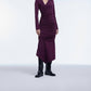 Dāl The Label - Ruched Asymmetric Midi Dress