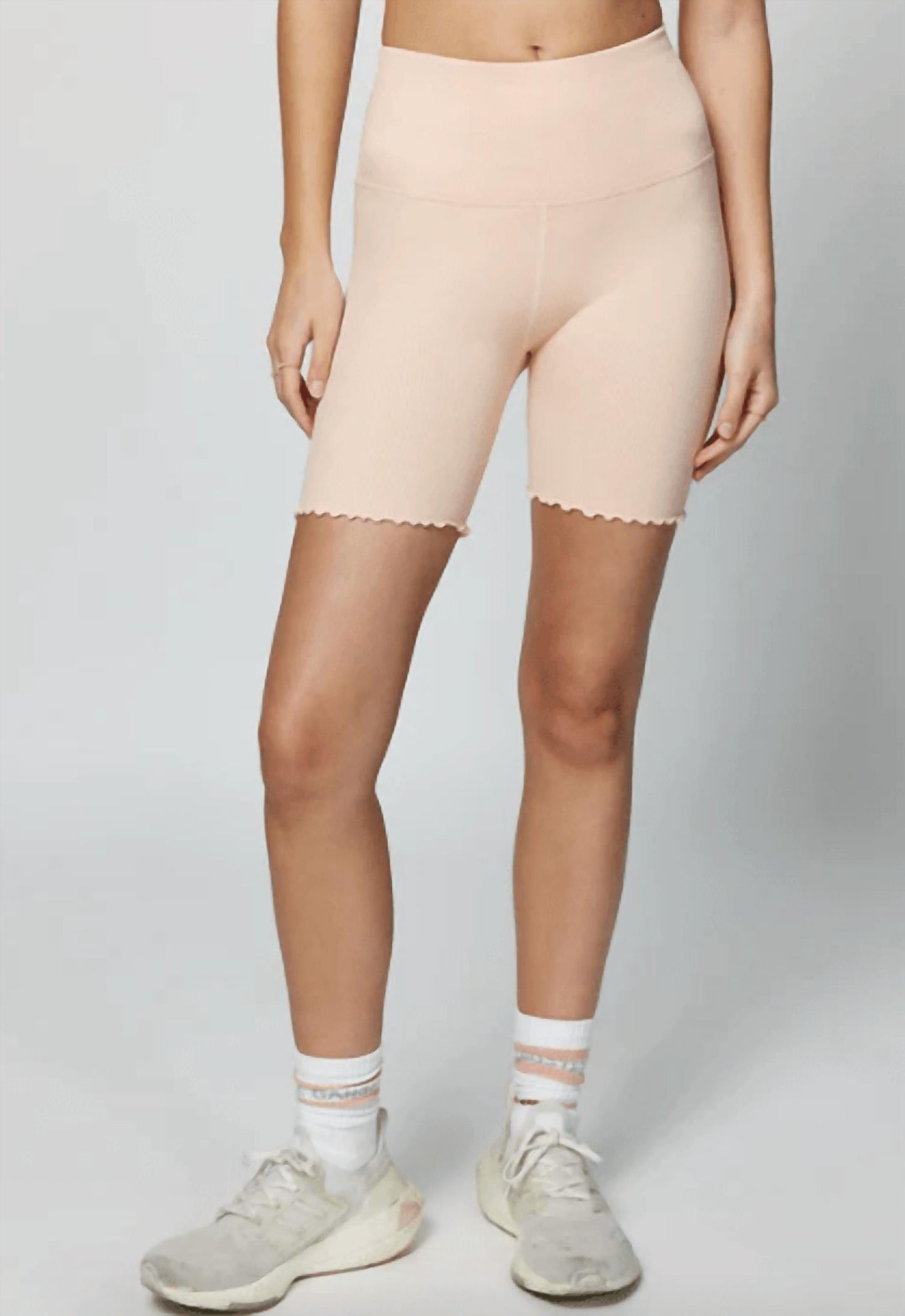 Spiritual Gangster - Seamless Ruffle Biker Shorts