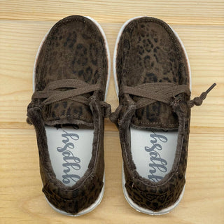 Gypsy Jazz - Kid's "Lil Bonny" Leopard Slip-on Shoes