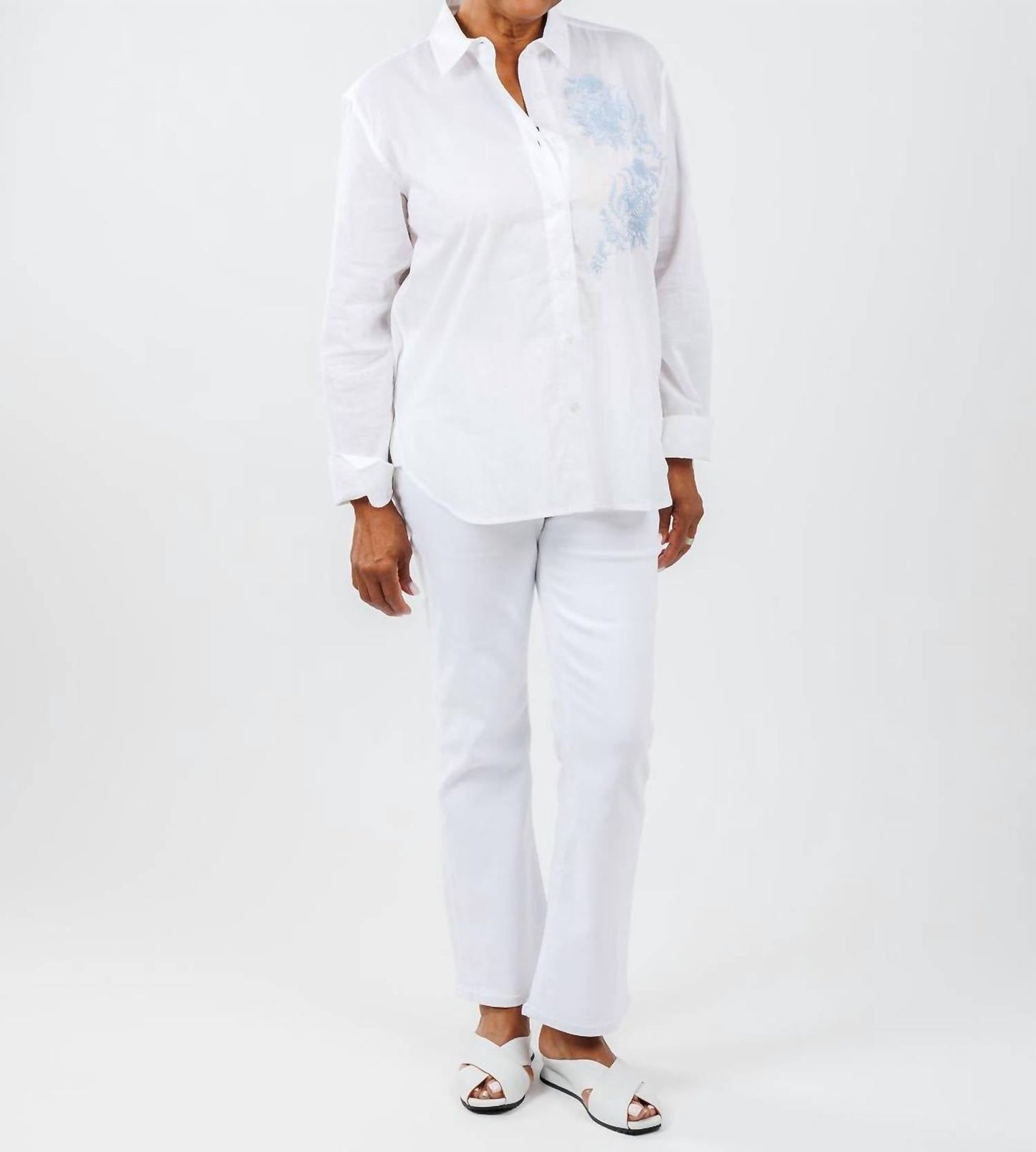 Elliott Lauren - Juana Embroidered Button Down Shirt