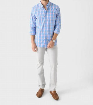 Southern Tide - Beckenham Plaid Intercoastal Long Sleeve Sport Shirt-