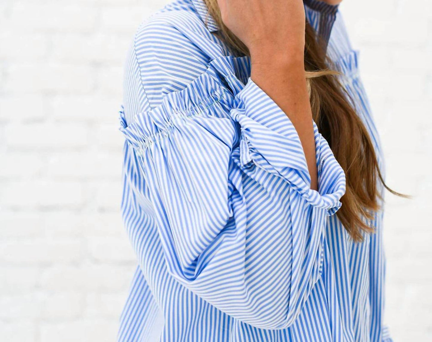 Caryn Lawn - Miriam Oversized Long Sleeve Top