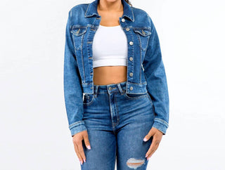American Bazi - Women's Slim Fitting Denim Jacket