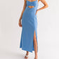 Le Lis - Satin Soirée Maxi Dress