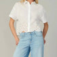 Joe'S Jeans - Eyelet Short Sleeve Top