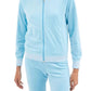Juicy Couture - Women Doo Wop Snap Collar Velour Track Jacket L