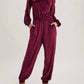 Bluivy - Plum Velvet One Shoulder Jumpsuit