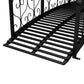 Outsunny 7' Metal Arch Garden Bridge with Safety Siderails