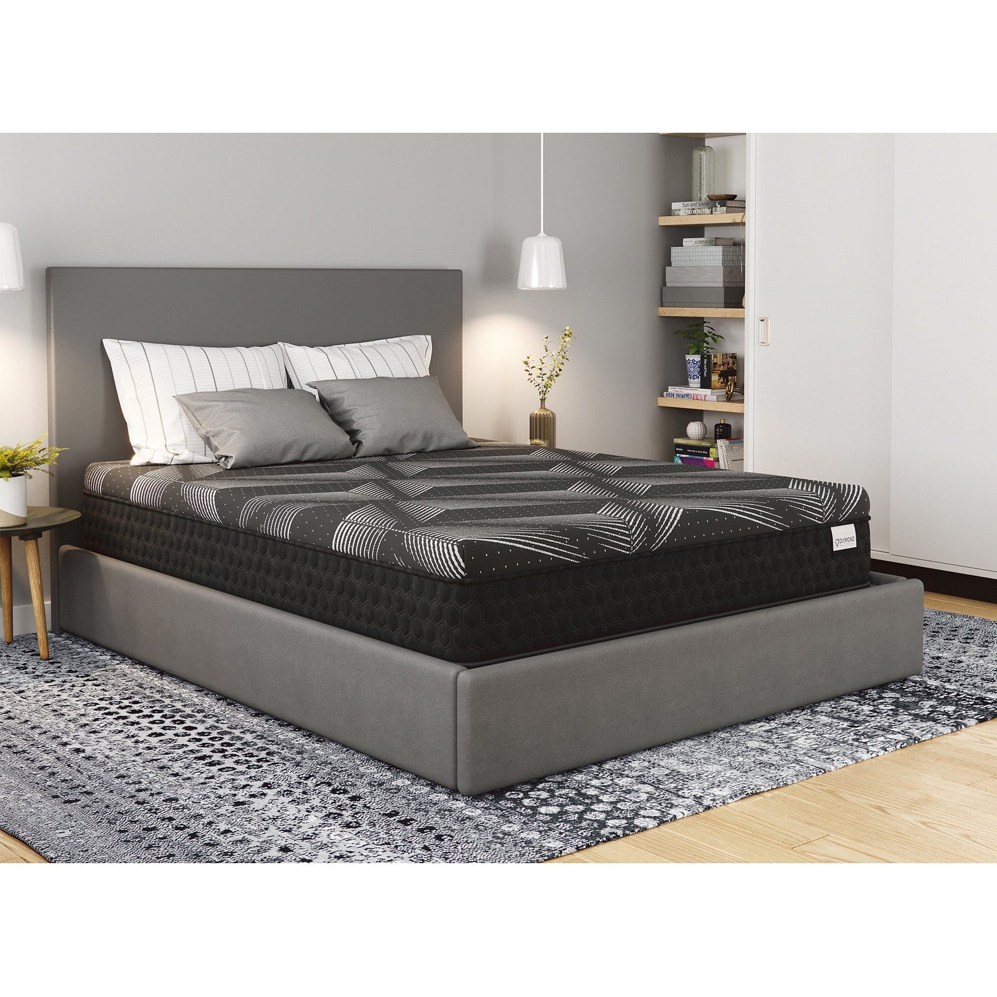 Diamond Matrix Copper Cooling Hybrid Twin Mattress