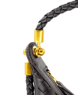 Bc Handbags - Women's Woven Crescent Bag