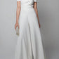 Alyce Paris - Bridal Off The Shoulder Neckline Jumpsuit