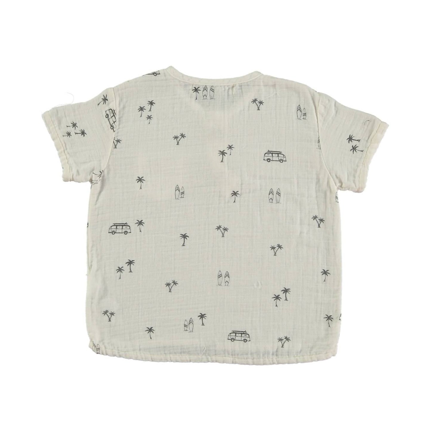 Dear Mini - Boy's Buttoned Palms T-shirt