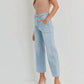 Just Black Denim - Cargo Pocket Wide Leg High Rise Jeans