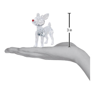 Rudolph Crystal Figurine